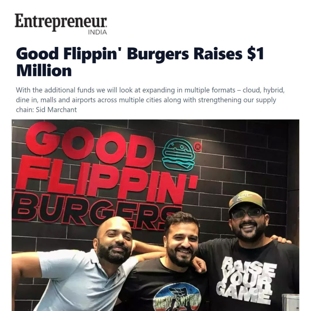 Good Flippin’ Burgers Raises $ 1 Million – Business World